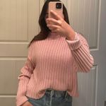 American Eagle  cropped rib knit pullover sweater Photo 2