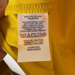 Loft  Long Sleeve‎ Ruffle Sleeve V-Neck Blouse Top Size Medium Mustard Yellow Photo 3