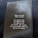 Aritzia TNA Women Black Sculpt Short Sleeve Ribbed Knit T Shirt Tee Crop Top XXS Photo 3