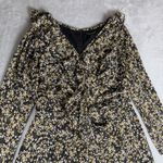 Ralph Lauren Lauren  Women's Floral Ruffled Georgette A-Line Dress Size 10 Photo 5