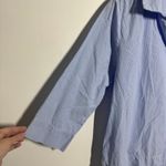 Pomander Place Tuckernuck Cotton Top Women L Blue Stripe Coastal Preppy Classic Size L Photo 6