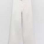 ZARA  Women’s The Marine Straight Jeans White Size 8 Photo 0