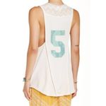Free People Bleachers Graphic Tank in Ivory Photo 1