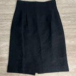 Ellen Tracy  Vintage‎ Black Wool Midi Pencil Skirt Size 6 Women's Photo 0