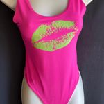 Pink lips Onesie Body Suit Size L Photo 0