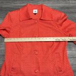 CAbi #6258 Matchmaker Topper in Tiger Lily Coral Blazer Jacket with Pockets Photo 5