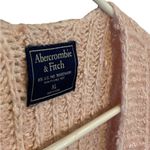 Abercrombie & Fitch Pink Cable Knit open Cardigan Sweater Photo 1