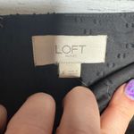 LOFT Black Eyelet Pencil Skirt Size 8 NWT Work Career Lined Photo 1