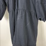 Free People  Lou Jean Babydoll Dress Long Sleeve Women’s Size Small Dark Gray Photo 9