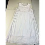Ny Collection Ny collections white Sleeveless Dress with Floral Lace Detail Summer s Photo 2