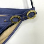 Victoria's Secret  2009 Y2K Gold Chain Halter Bikini Swimsuit Swim Purple womens M Photo 2