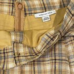 American Eagle  Plaid Mini Skirt Size S Yellow Preppy Academia Grunge Skater Photo 4