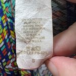 Veronica M  Womens Kimono Shorts Romper Multi Color Geometric Print Stretch Small Photo 13