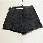 Universal Threads Universal Thread 90s Cut-Off Shorts Women's 6 Black Denim High-Rise Photo 5
