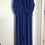 NWT Anthony Full Length Jumpsuit Jumper Never Worn Womens Small Blue Ruffled Photo 3