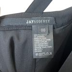 Jay Godfrey  Womens Gown Deep V-neck Cut out Back Maxi Black Size 00 New Photo 9