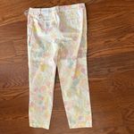 Talbots NWT Perfect Crop Pants Abstract Floral Print Wormens Size 6 Preppy Photo 9