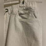 Aerie White Distressed Women’s Pull On Soft Pants Size Medium Basic Minimalist Photo 3