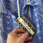 Ultra Pink  EMBROIDERY EYELET BUTTON DOWN SHIRT NWT Size Medium New Photo 3