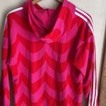 Adidas Women's Originals X Marimekko Hoodie In Vivid Red/team Real Magenta Red Size XS Photo 8
