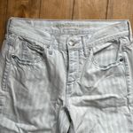 American Eagle  Tom girl Striped Distressed Jeans 2 Photo 2
