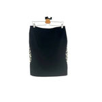 Diane Von Furstenberg  Emma Leopard Print Pencil Skirt‎ Black Size 12 Photo 6