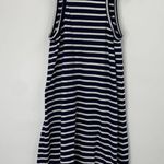 Sundry  Maritime Mini Dress Striped Sleeveless Tank Bauble Hem Navy White 1 Small Photo 3