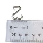 Zales Jane Seymour Sterling Silver Open Heart Pendant Photo 2