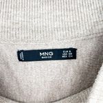 Mango Dolman Sleeve Midi Sweater Dress XS Tan Photo 5