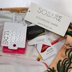 NEW Salinas M Runway Triangle Bikini Set MultiColor Palm Coconut Swim Top Bottom Blue Size M Photo 14