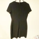 Karl Lagerfeld  Size 6 Black Short Sleeve Mini Sheath Dress Business Work Photo 5