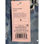 Wild Fable  NEW Super High Rise Straight Leg with Rhinestones Size 0 Button Fly Photo 4