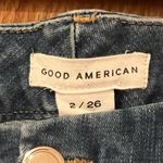 Good American Good Waist Crop Raw Edge Skinny Jeans in Blue331 Size 2 = Size 26 Photo 8