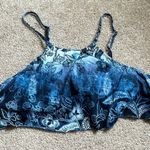 The Bikini Lab 1 Indigo Your Own Way High Neck Ombré Cold Shoulder Bikini Top Photo 0