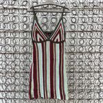 Urban Outfitters  Kian Crochet Mini Dress MEDIUM maroon green blue Photo 1