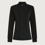 Varley  Hayden Zip-Through Sweat in Black Photo 1