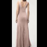 Jenny Yoo  Collection Blush Pink V Neck Sleeveless Bridesmaid Dress Photo 10