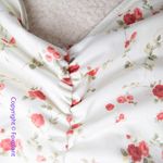 New! Beth Richards Free People GIA top floral print,‎ size L Red Photo 2