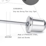 Butterfly Stud Earrings Screwback Stainless Steel Photo 1