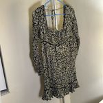Free People Boheme floral mini dress Size 12 Ruffles Cottagecore Ditsy Photo 6