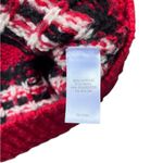 J Jill Sweater Womens L Red Nordic Fair Isle Grannycore Cottagecore Cozy Size L Photo 5