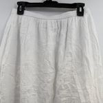 J.Crew  Side slit Soft Gauze Maxi Skirt white size M Medium cotton lightweight Photo 4