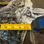 Vintage 90s Sheer Floral Rhinestone Long Sleeve Top Size L Purple Size L Photo 10