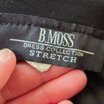 B. MOSS 90s Y2K Black Beaded Halter Neck Ruched Waist Flared Dress Small Photo 6