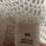 Angel of the North Anthro Cream Pointelle Cardigan Size Small Dolman Sleeve Photo 4