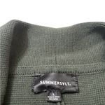 Summersalt Knit Blazer Olive Green Organic Cotton Size L Photo 3