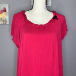 Apt. 9  Intimates pink ruffle short sleeve pajama top Photo 1