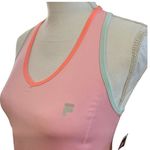 FILA Women’s 𝅺 pink and neon athletic tank top Photo 2