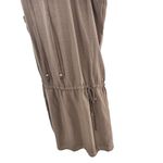 Esprit Y2K Brown Sleeveless Tiered Mini Dress Size 16 Smocked Cottagecore Photo 2