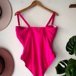 Ralph Lauren LAUREN ‎ one piece Swimsuit pink ruched Women’s SIZE 16 new Photo 1